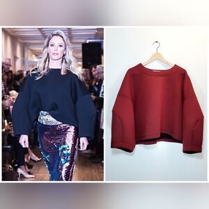 Kate Hewko Neoprene Oversized Top